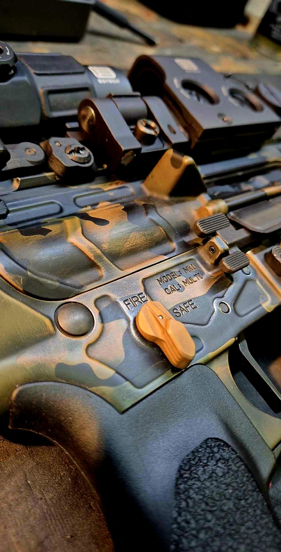 AR 15 Riffle CAMMO - realizacja Viper Guns